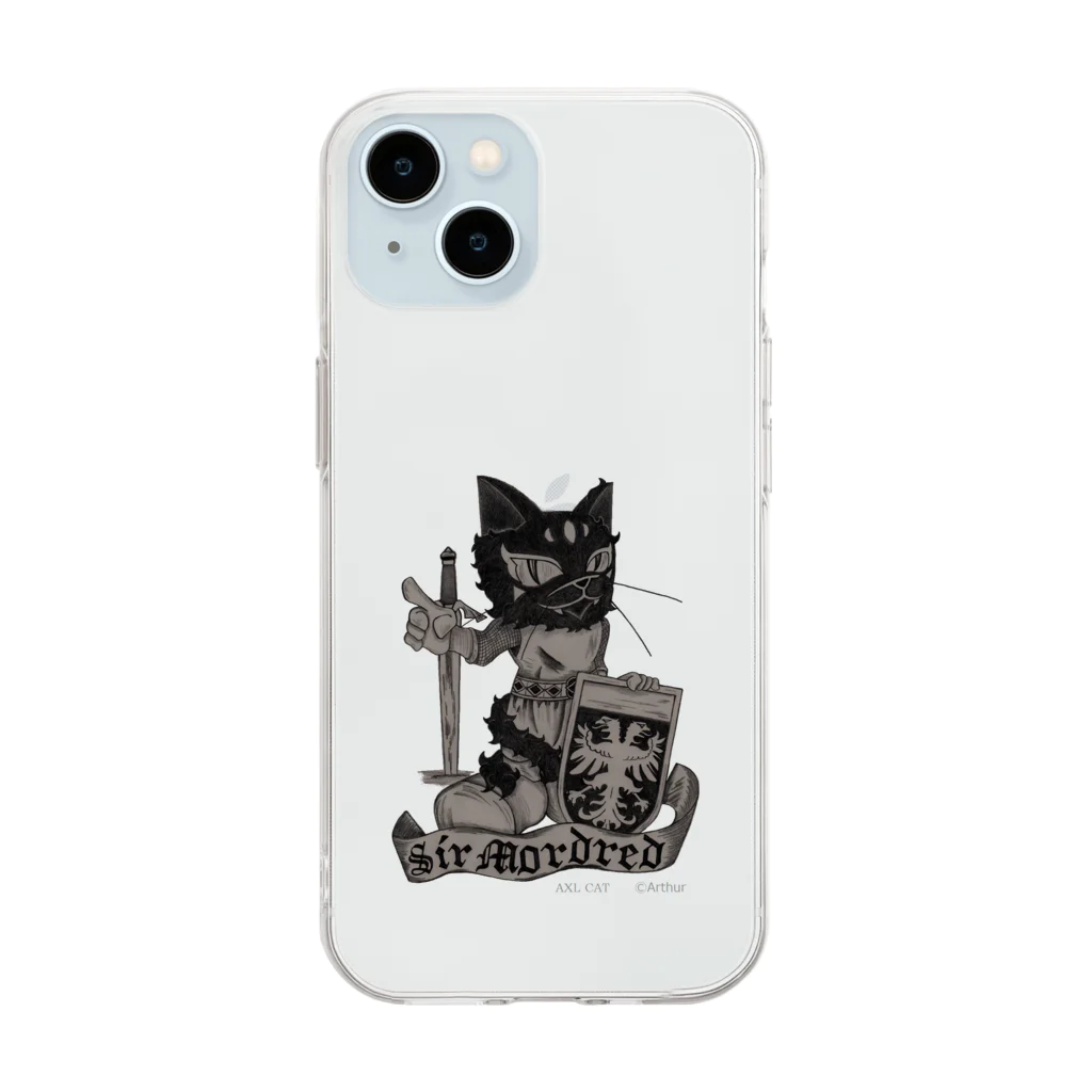 AXL CATのモルドレッド (AXL CAT) Soft Clear Smartphone Case