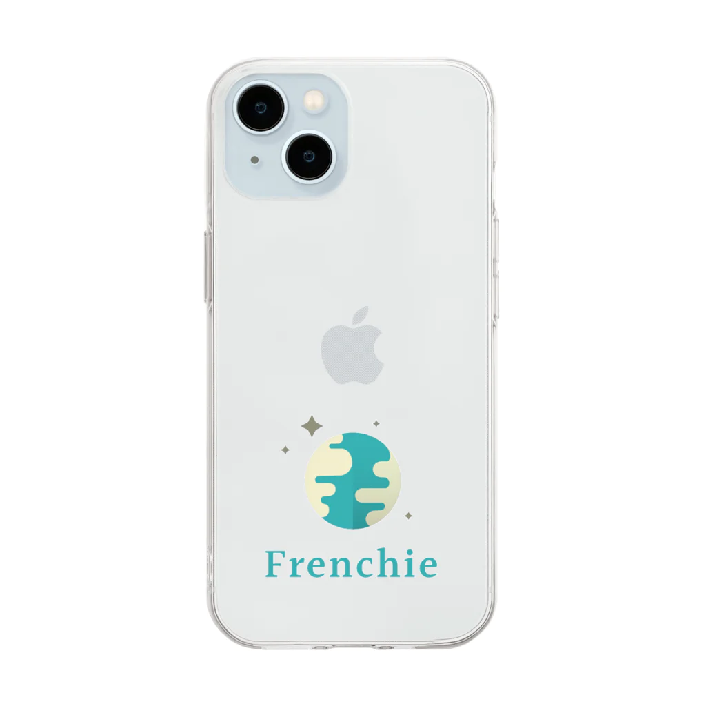 FRENCHIEのフレブルは世界一🌏 Soft Clear Smartphone Case