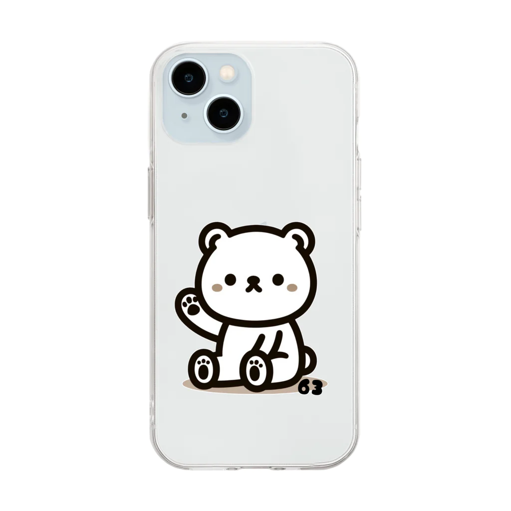 romiromi☆6363のROMIKUMA Soft Clear Smartphone Case