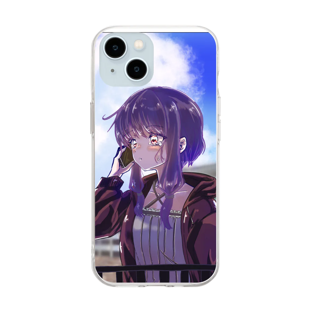 peccatorのゆづきのゆかりさん。 Soft Clear Smartphone Case