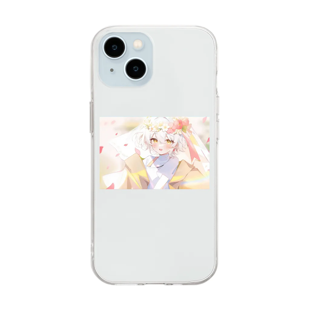 秋風副長『jal2080』のAIオリキャラ/鹿波蓮花 Soft Clear Smartphone Case