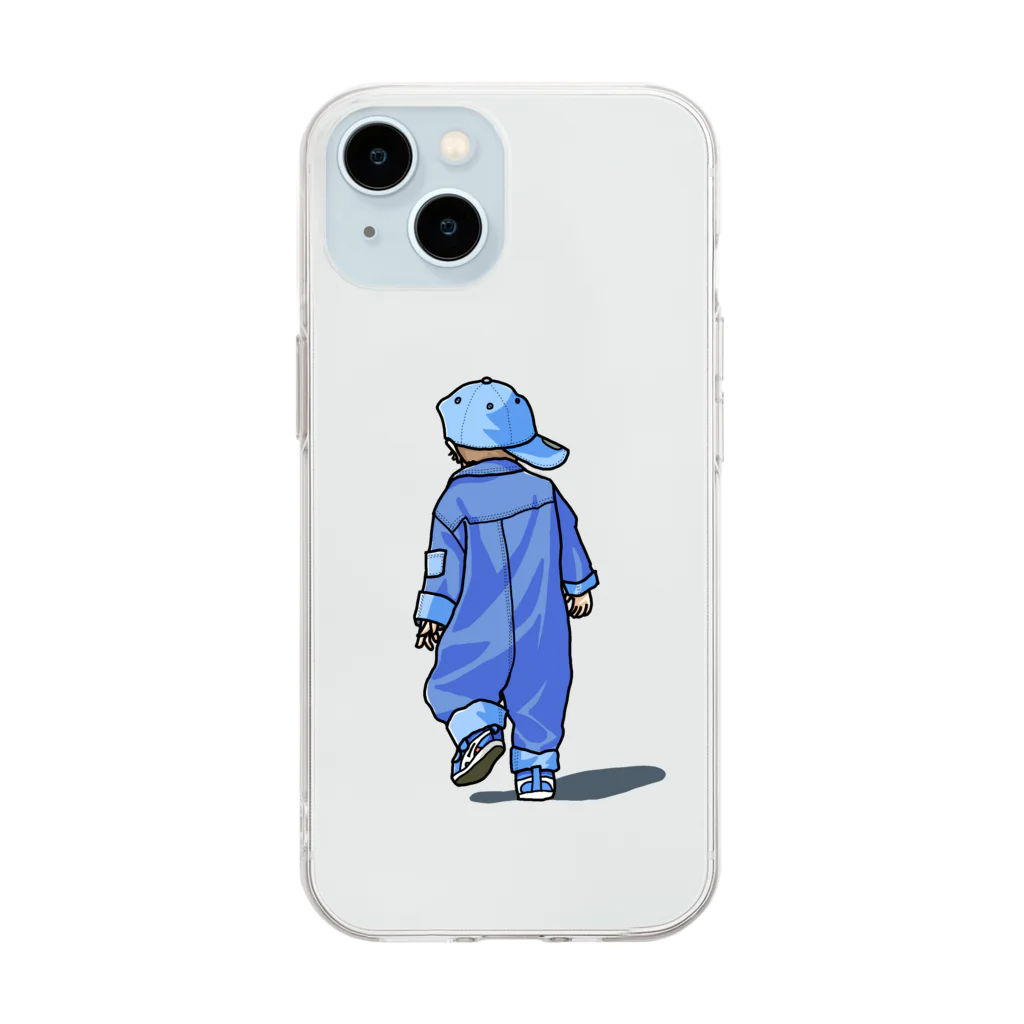 くますくのGoing my way. Soft Clear Smartphone Case