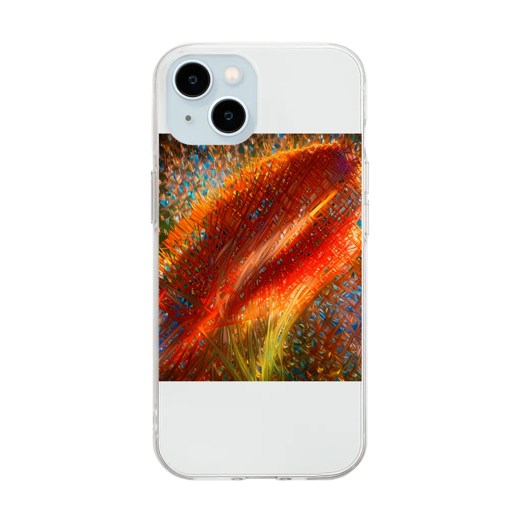 DROOMのウイルス2 Soft Clear Smartphone Case