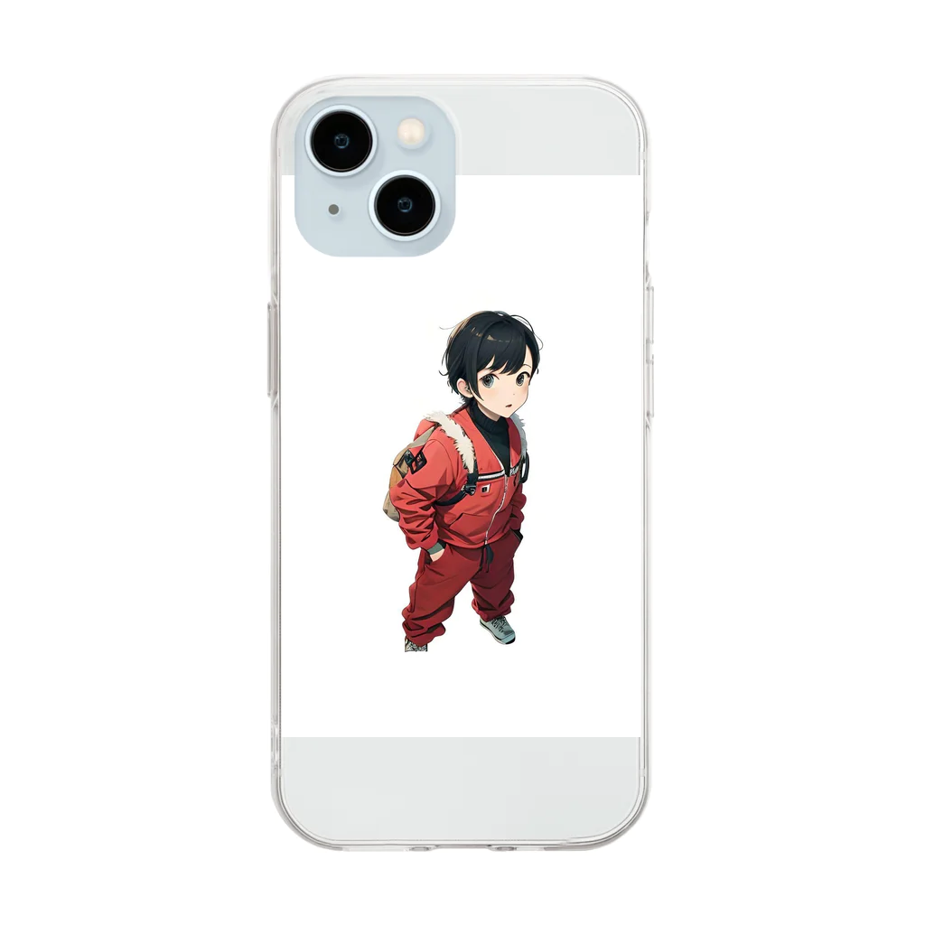 fashion-forwardの可愛い子 Soft Clear Smartphone Case