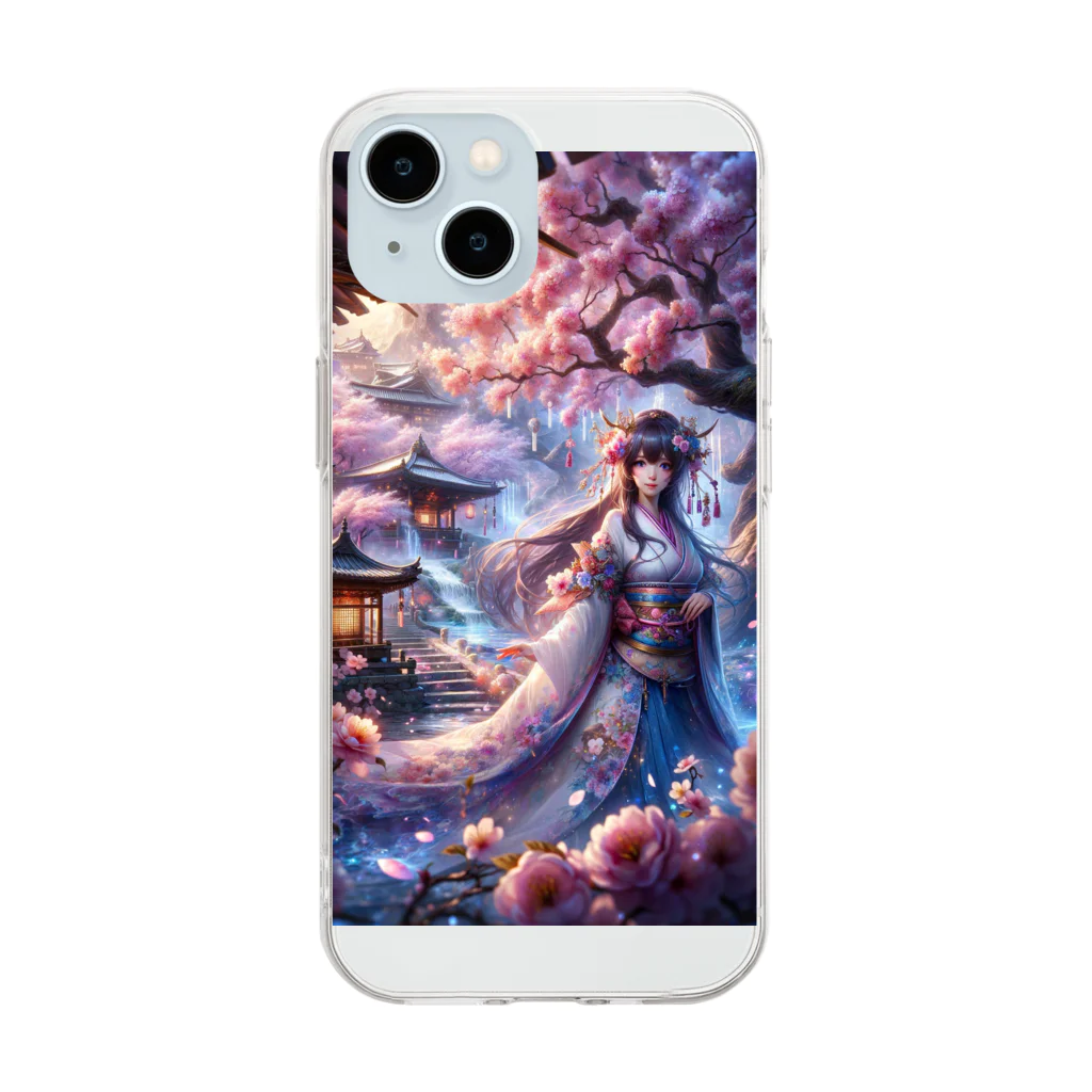 fujimominの幻想世界と美少女 Soft Clear Smartphone Case