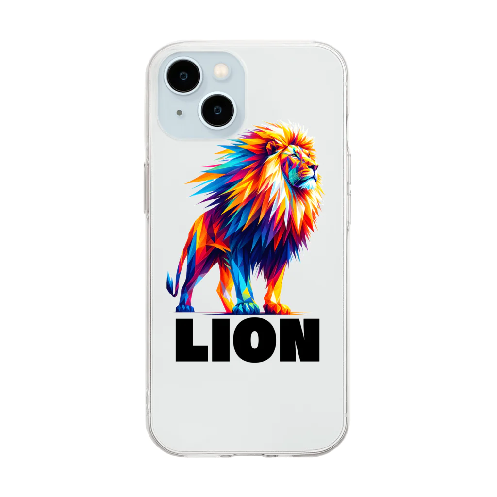 BLUEZZLYのLION2 Soft Clear Smartphone Case