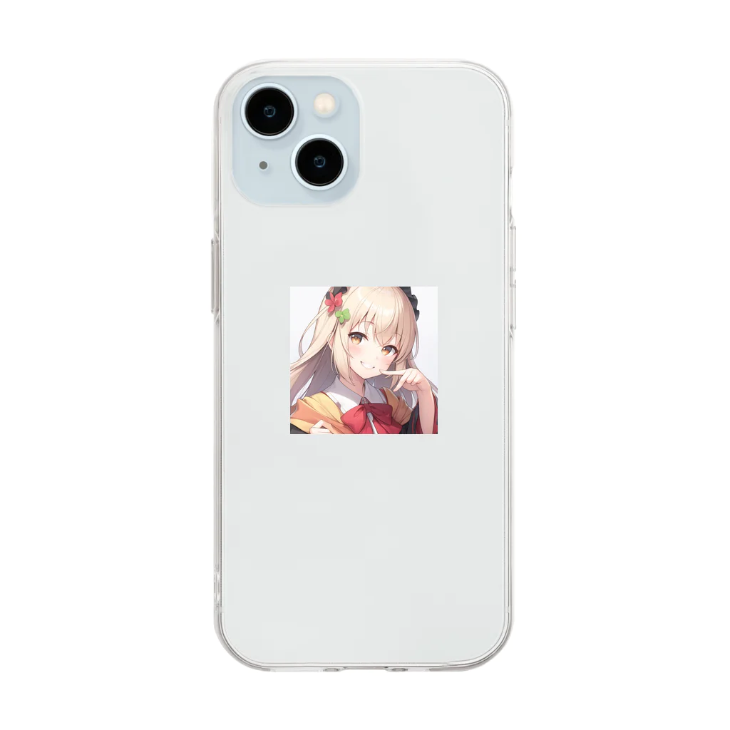 中原ひろふみの永遠の美少女 Soft Clear Smartphone Case