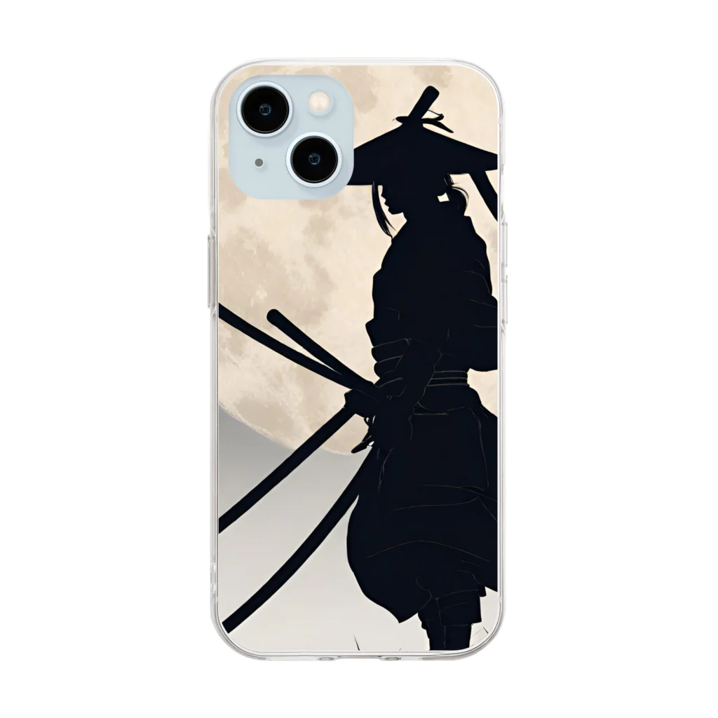 JAPANSTANDのSAMURAI～静～ Soft Clear Smartphone Case