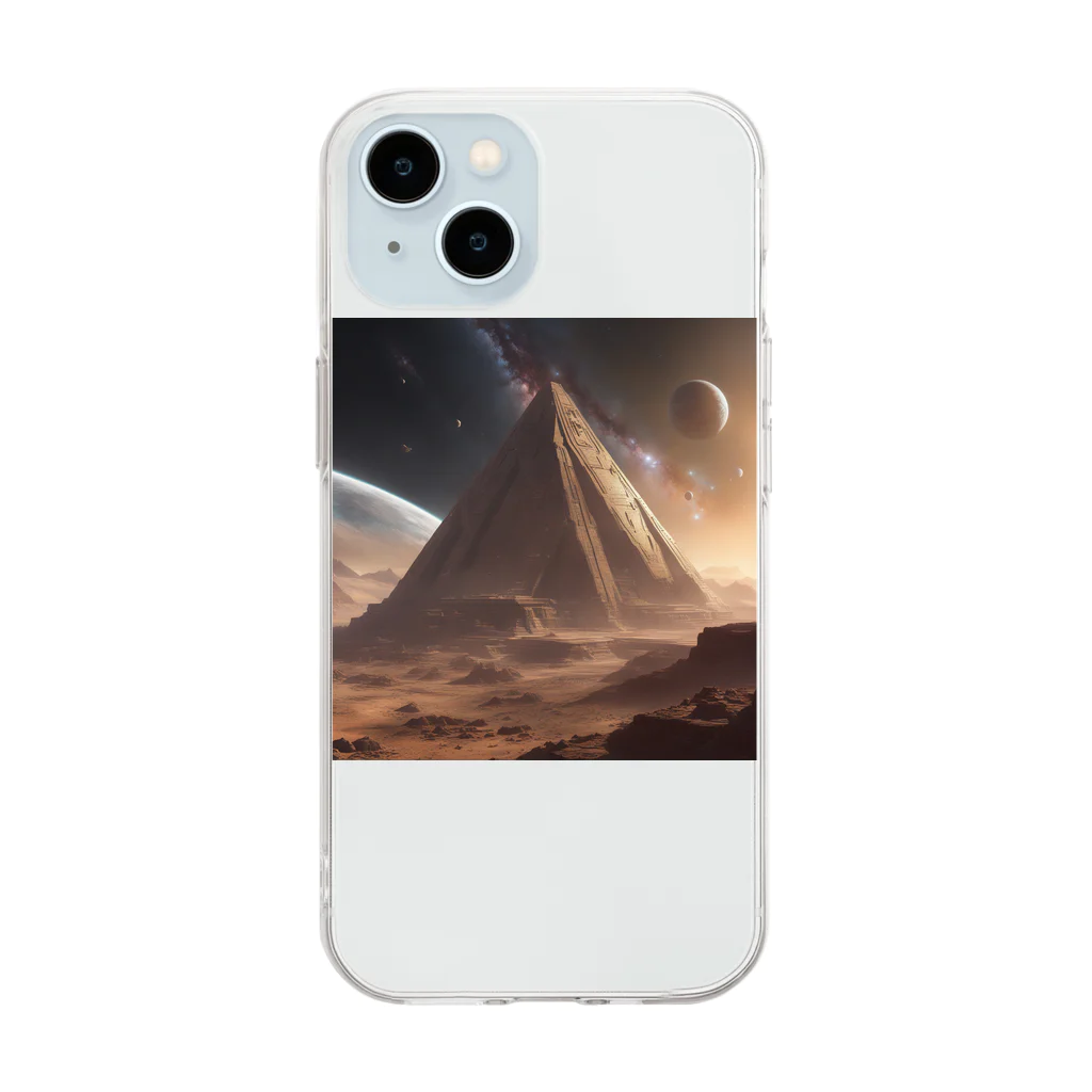 ok922の宇宙から Soft Clear Smartphone Case