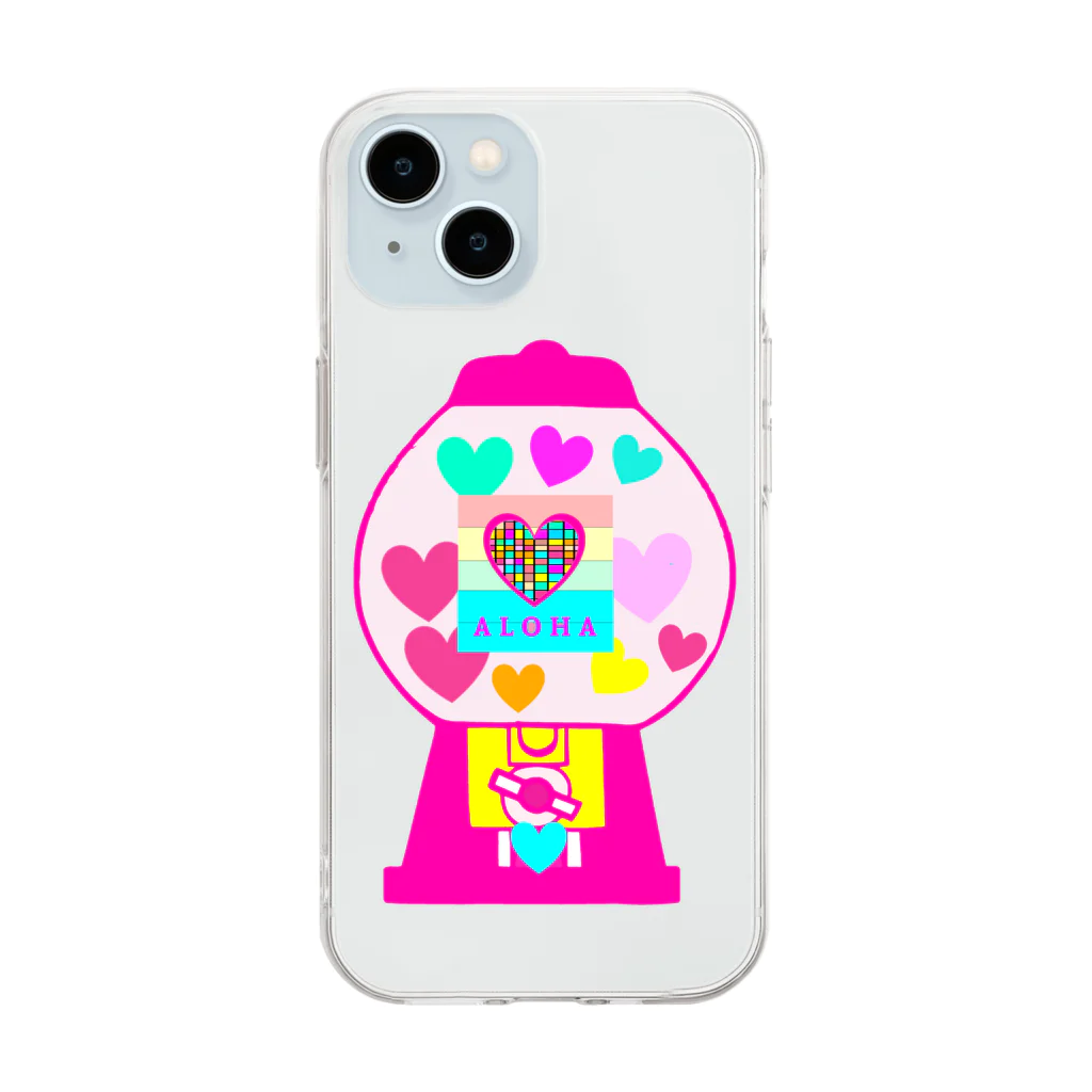 Ringoのガチャガチャ Soft Clear Smartphone Case