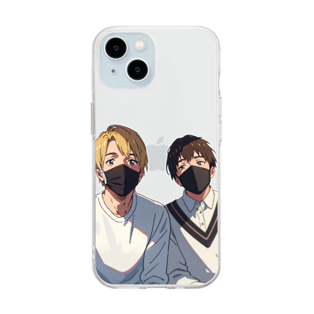 sho_to_renのSHOとREN Soft Clear Smartphone Case