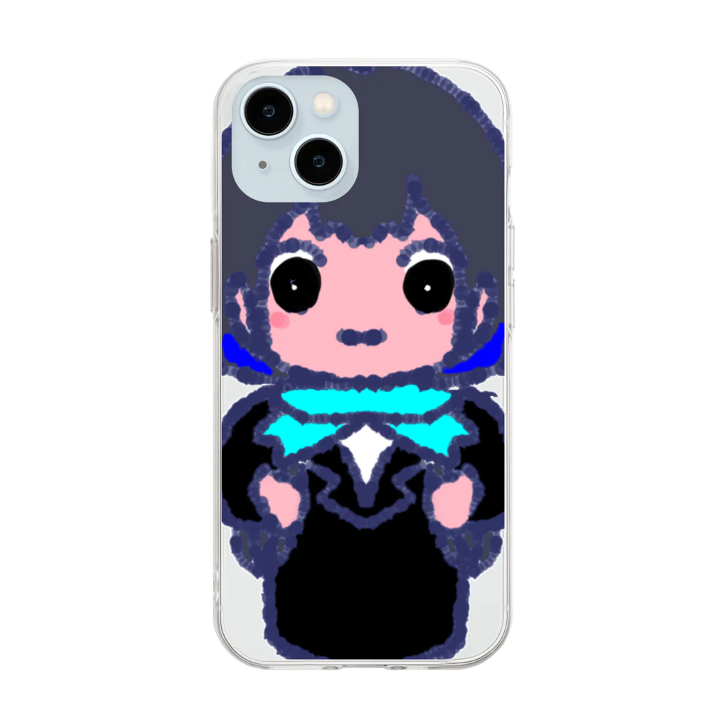 lunar eclipseのねぐせなおらない Soft Clear Smartphone Case