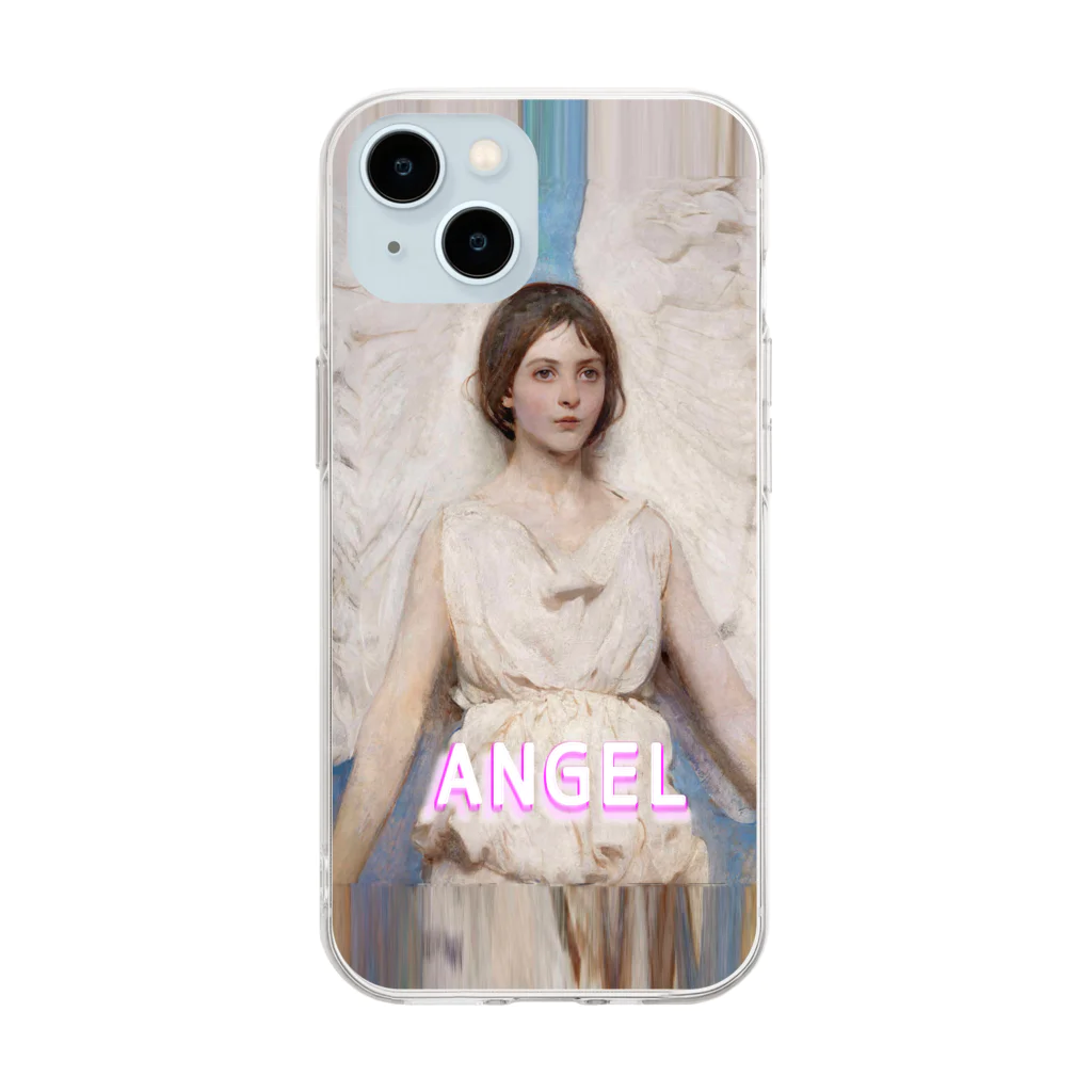 大正ロマン・昭和モダンのAngel セイヤーの作品　Tシャツ、スマホカバー Soft Clear Smartphone Case