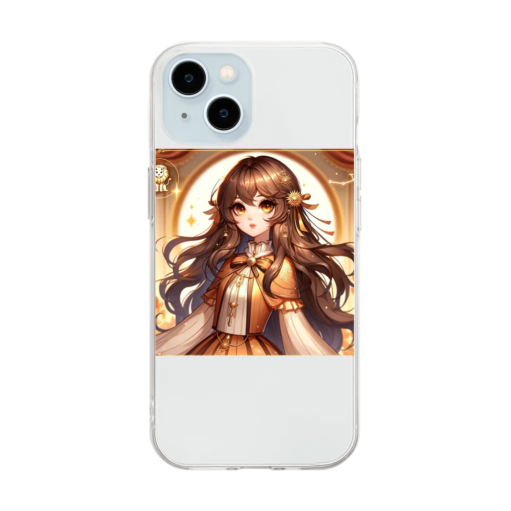 toko-tenの獅子座 Soft Clear Smartphone Case