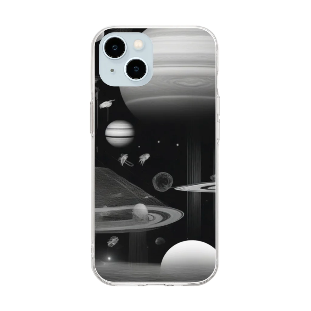 MOONのImagine moonシリーズ Soft Clear Smartphone Case