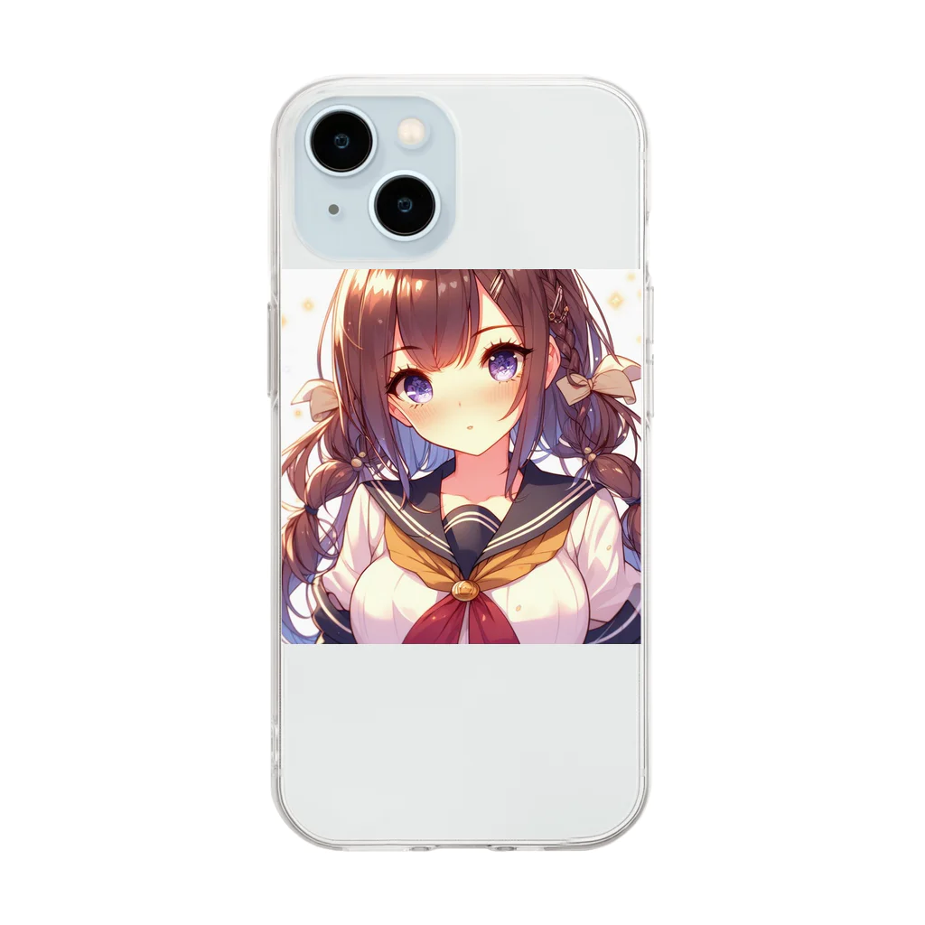 美少女アイテム専門店の美少女⑥ Soft Clear Smartphone Case