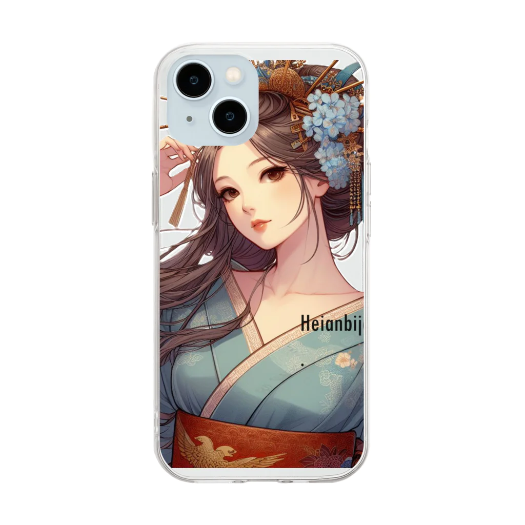 heianbijo.のheianbijo美 Soft Clear Smartphone Case