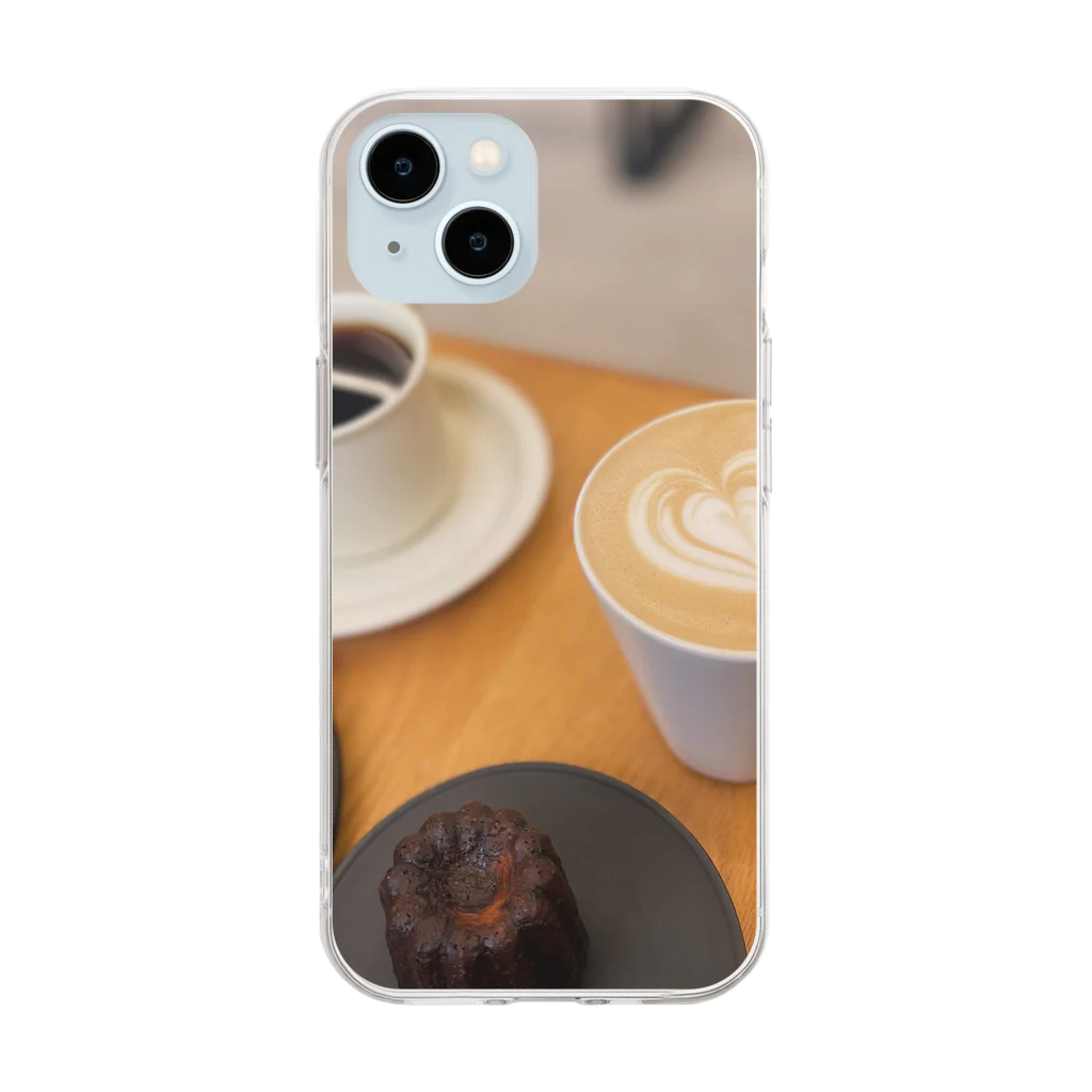 チヨコの痩せたい人のスマホ Soft Clear Smartphone Case