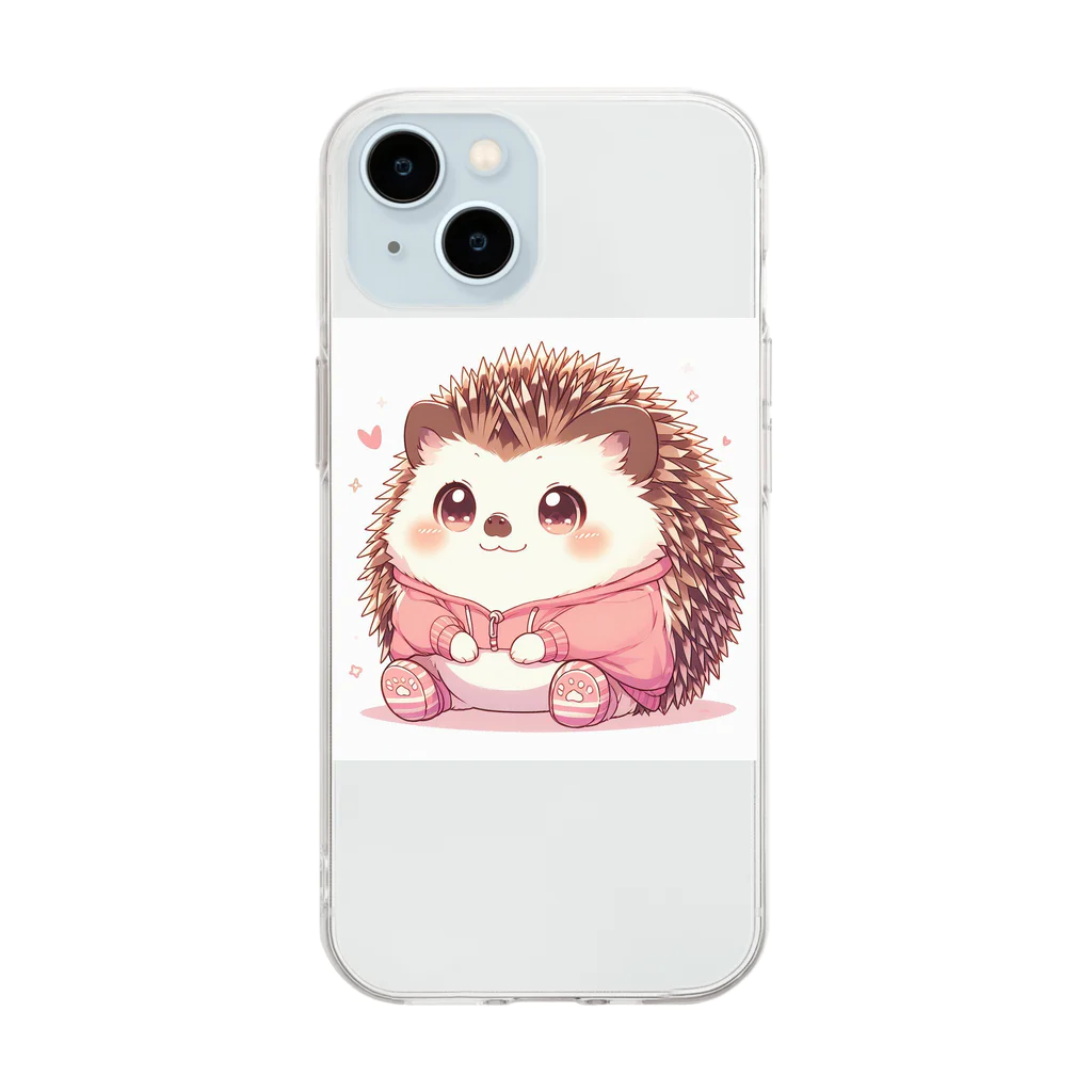 TOM24の済んだ瞳のハリーくん Soft Clear Smartphone Case