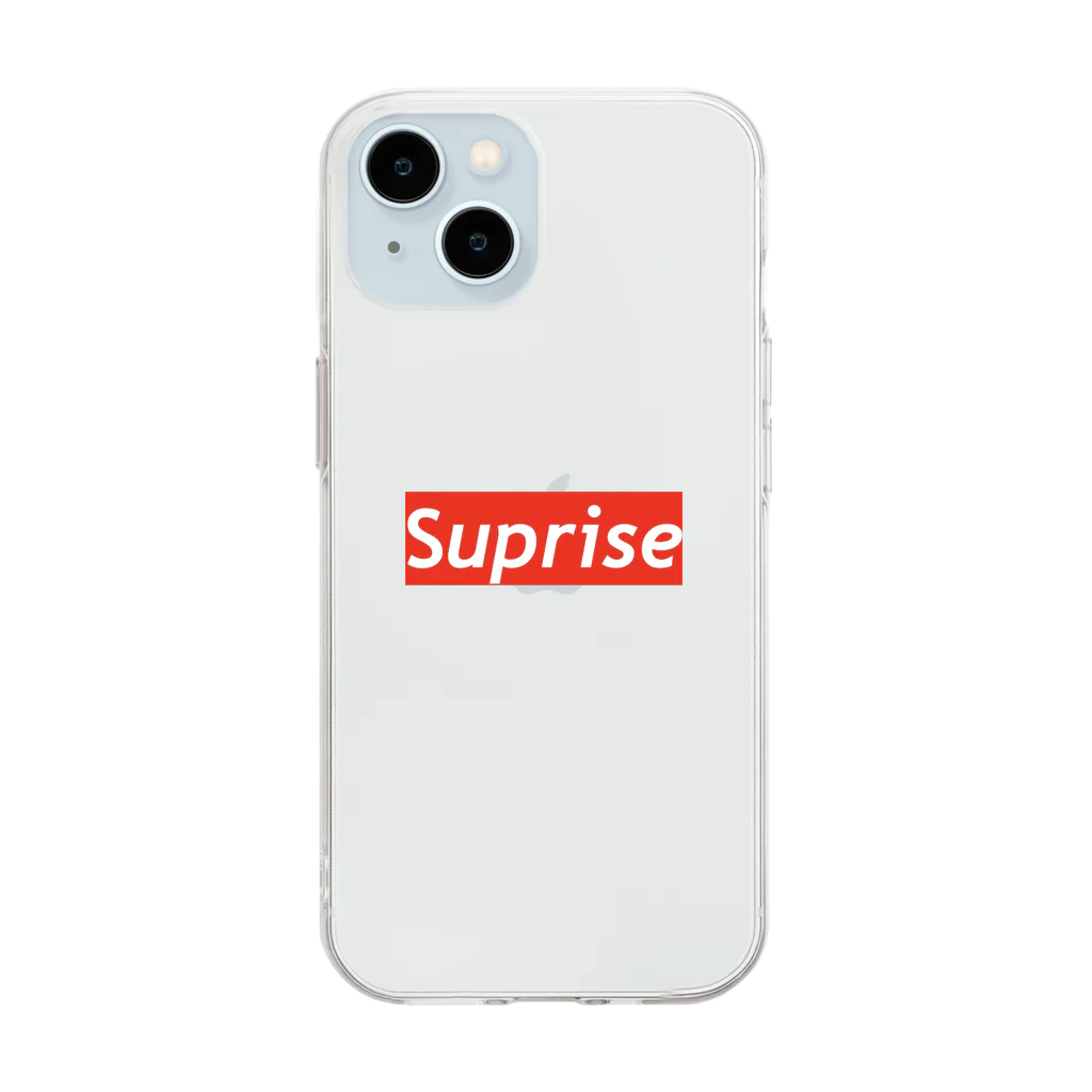 偽ブランドのSuprise Soft Clear Smartphone Case