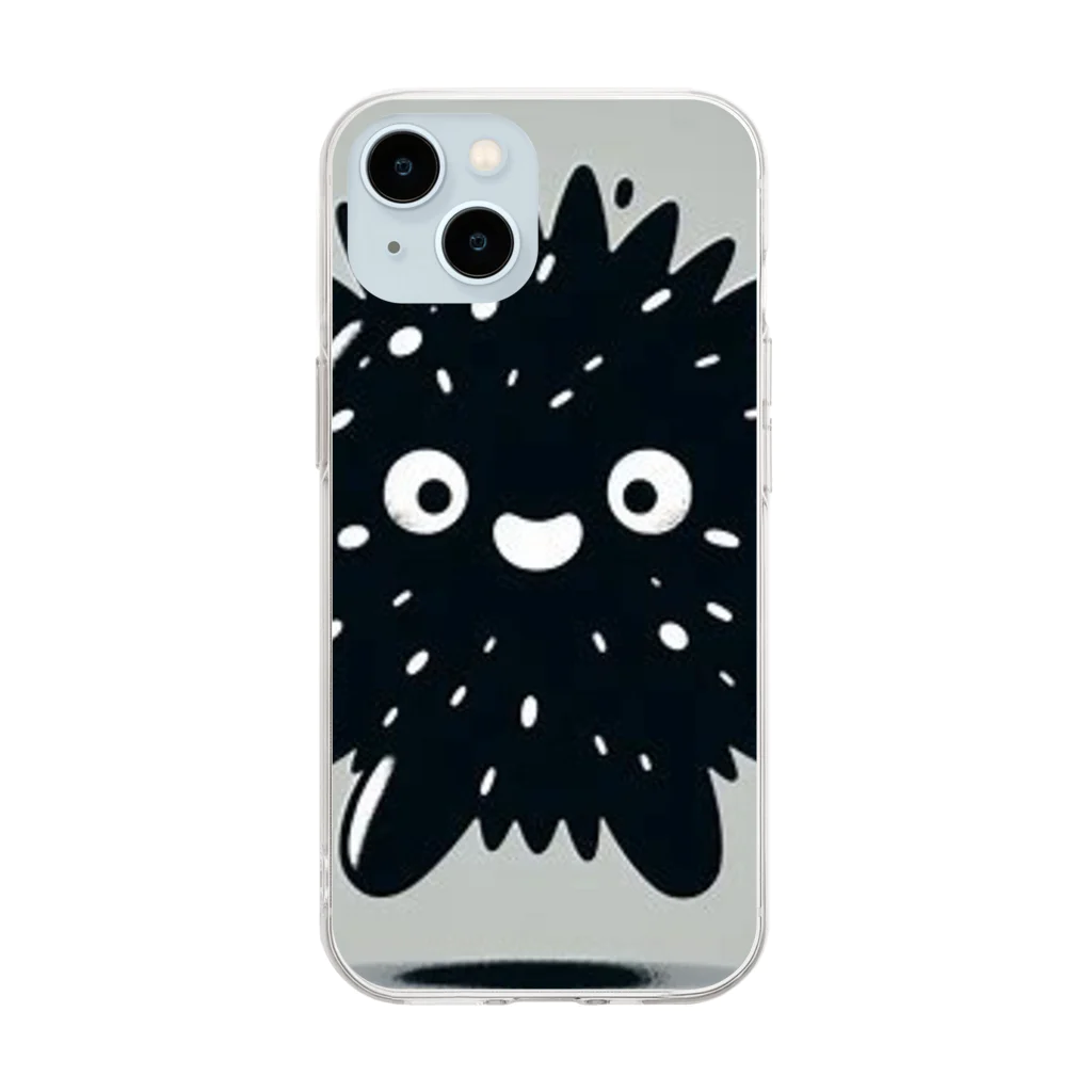 monkeyGのウニウニ星人 Soft Clear Smartphone Case