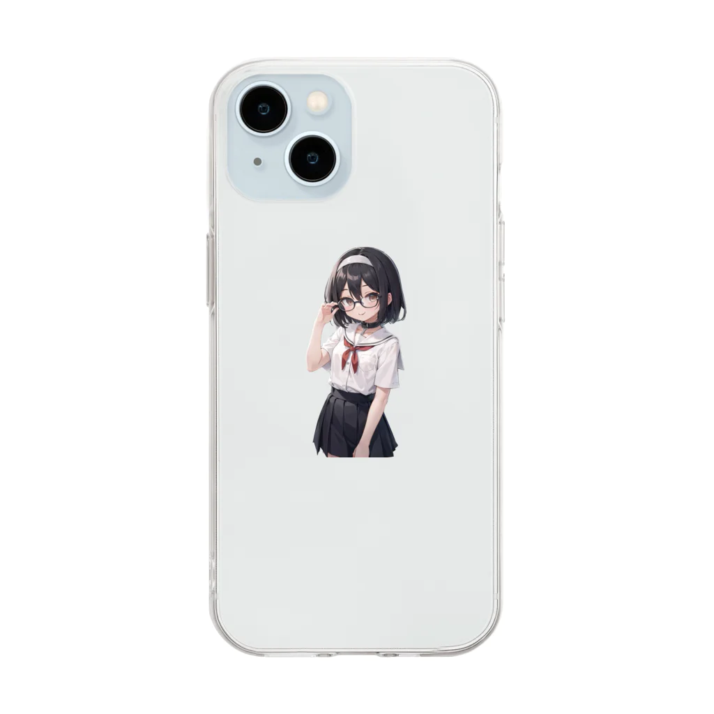 まとばっくすの里華 Soft Clear Smartphone Case