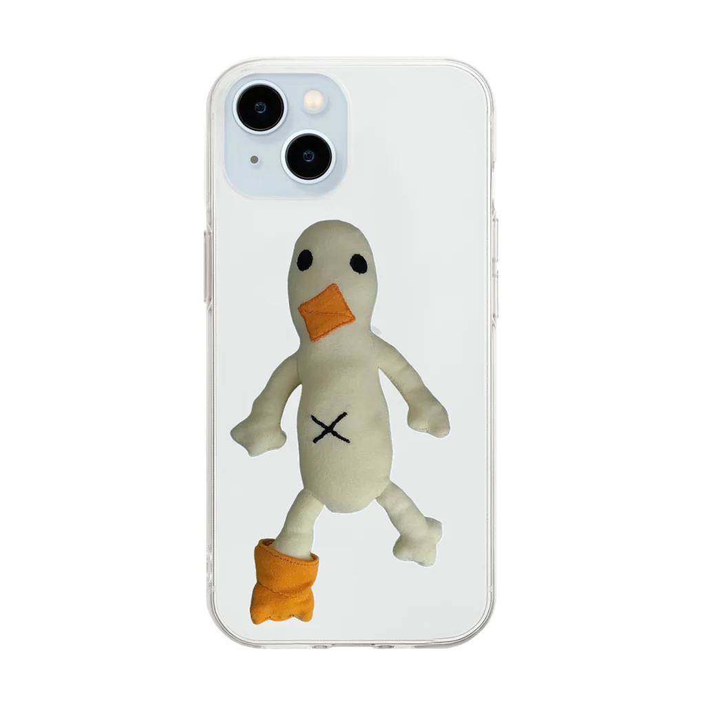 ぴょろりんちょ🐤の平たいぴよグッズ Soft Clear Smartphone Case