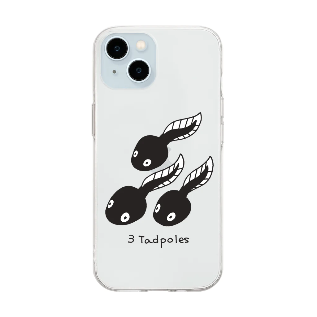 ゴハンオオモリの3Tadpoles Soft Clear Smartphone Case