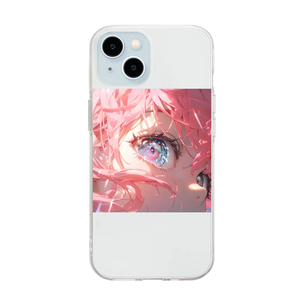 ぶーたんの魔法の瞳 Soft Clear Smartphone Case