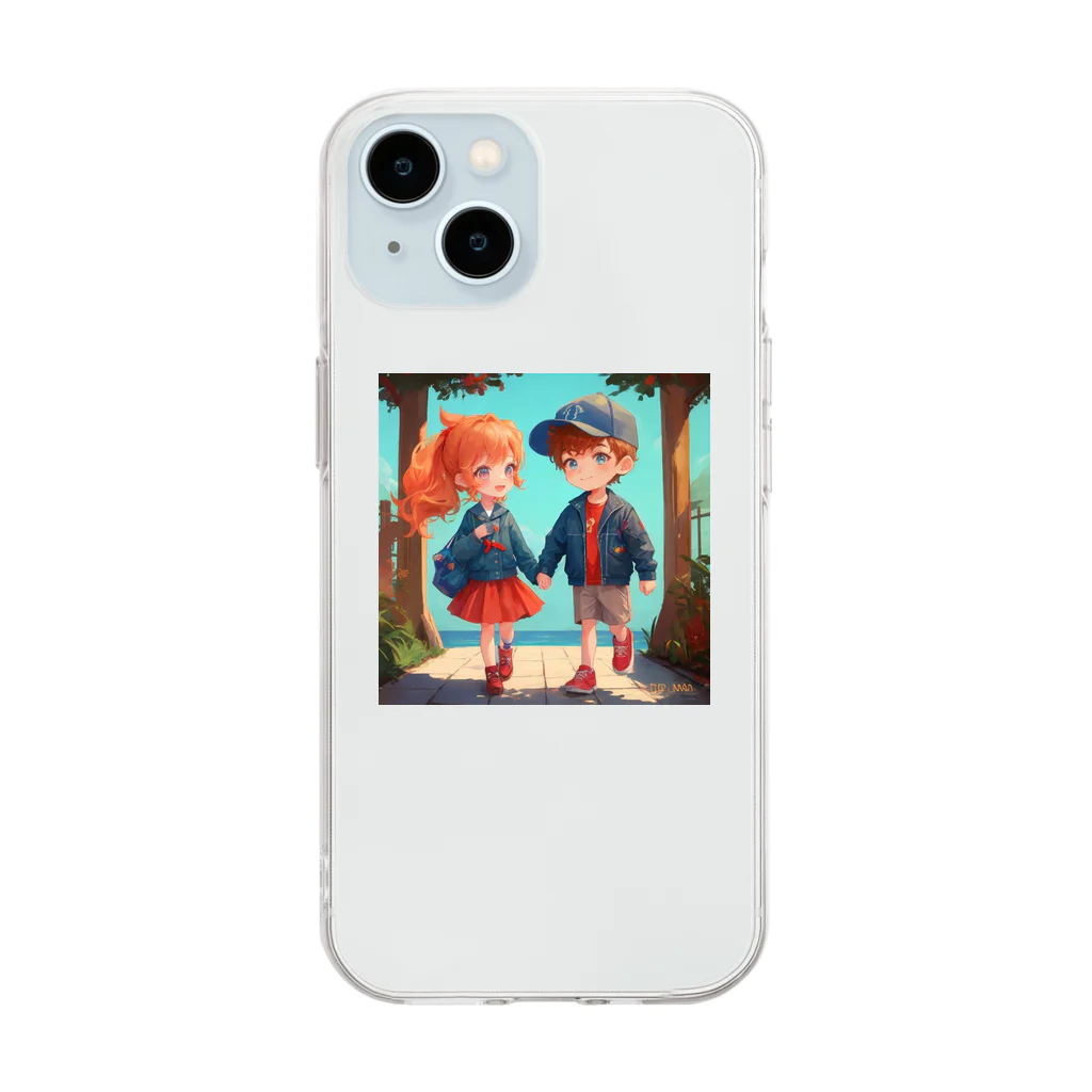 suke-maruruのデート💕 Soft Clear Smartphone Case