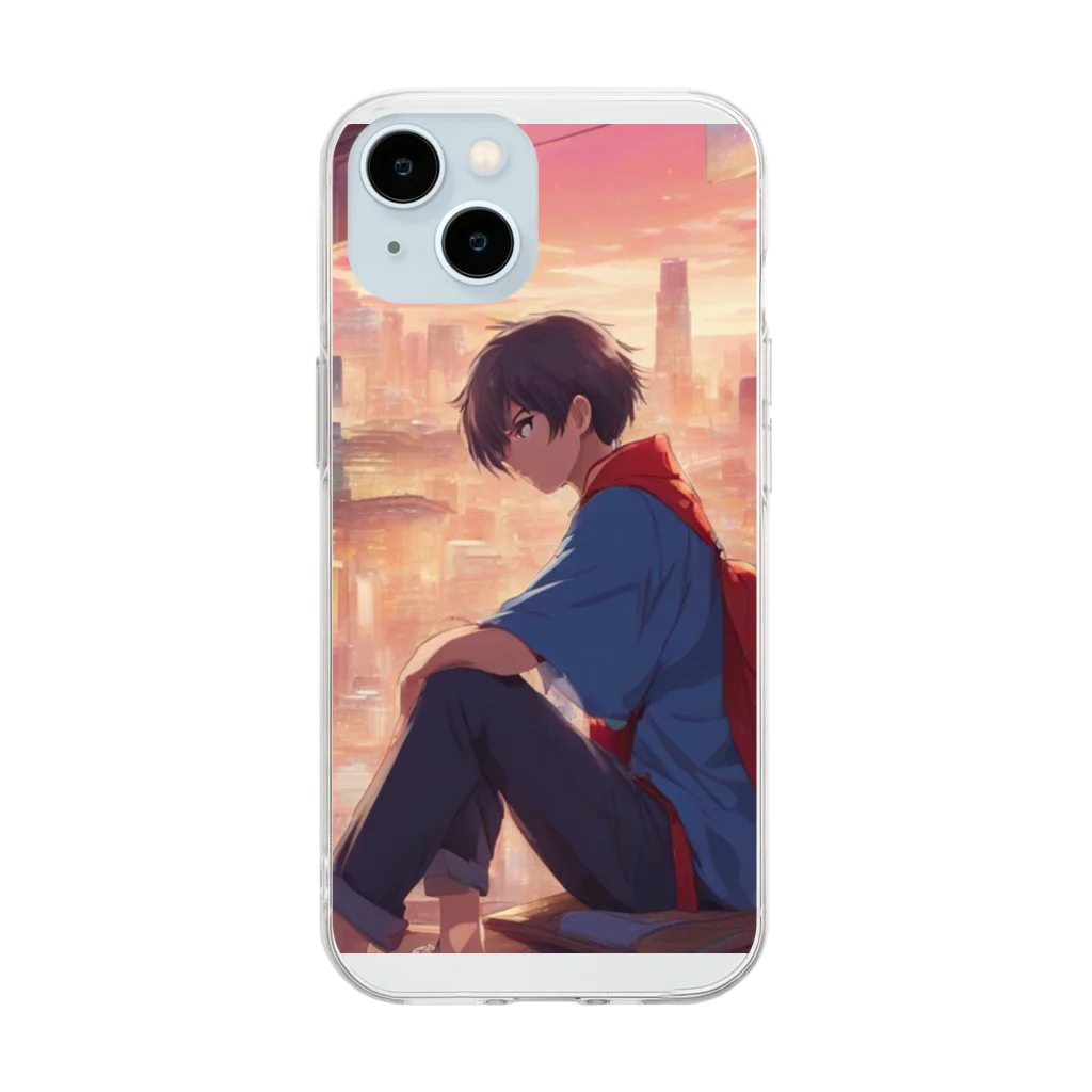 kazuto1104の聴く姿勢 Soft Clear Smartphone Case