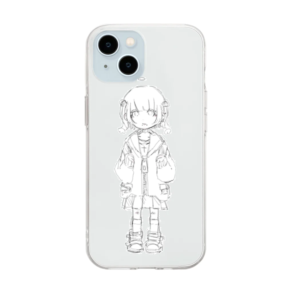 水槽の天使で痛かった Soft Clear Smartphone Case