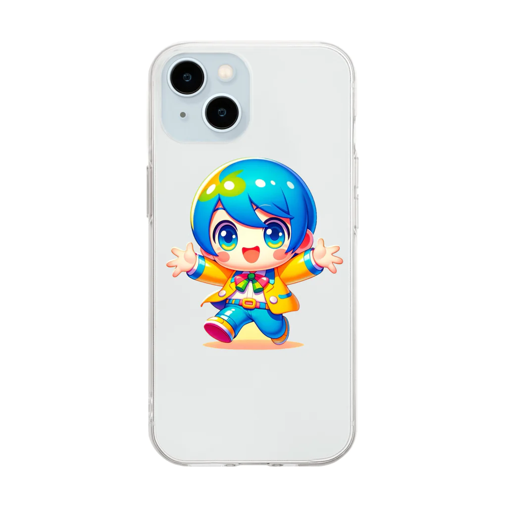 げんきいっぱいのげんきいっぱい Soft Clear Smartphone Case