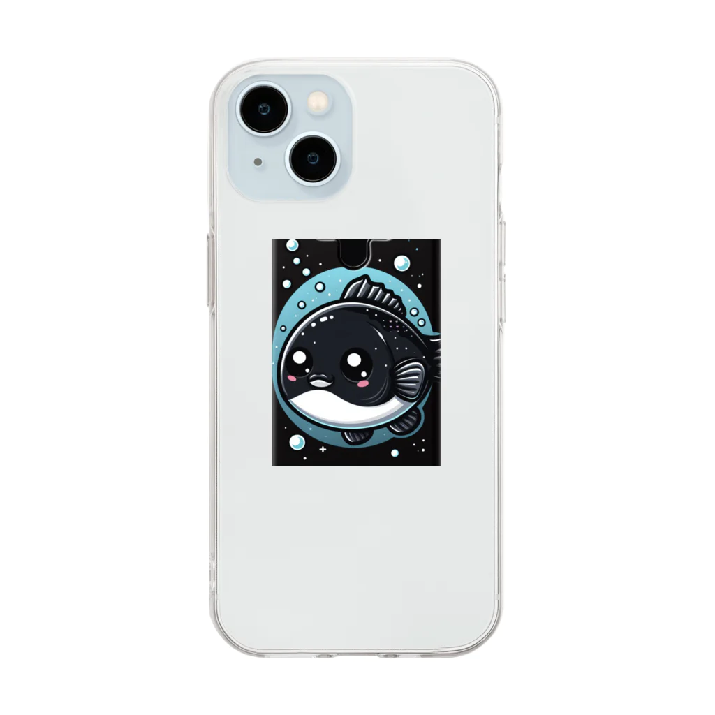 deepspeedkazumannのブラバスくん Soft Clear Smartphone Case