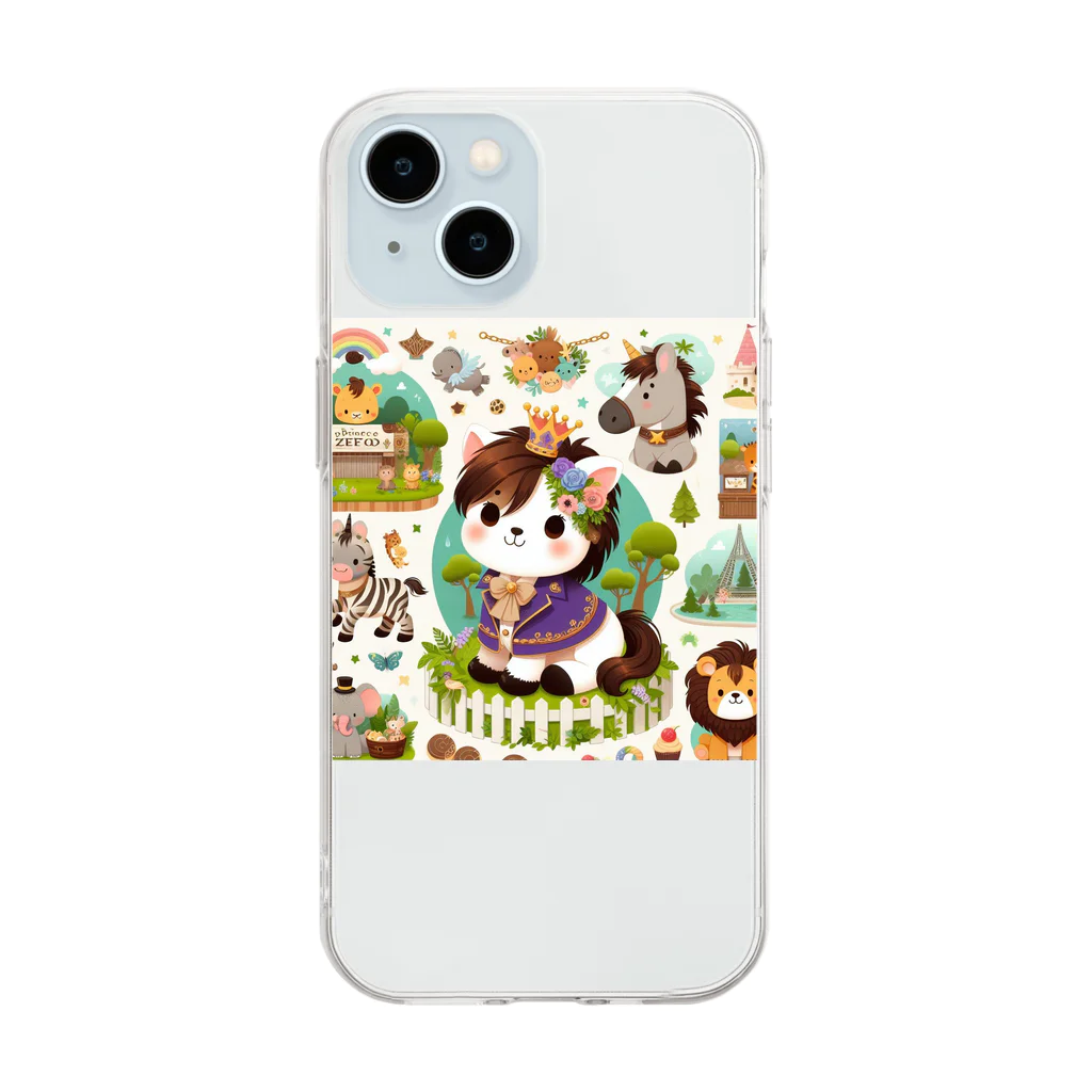 deepspeedkazumannのゆかいなZOO Soft Clear Smartphone Case