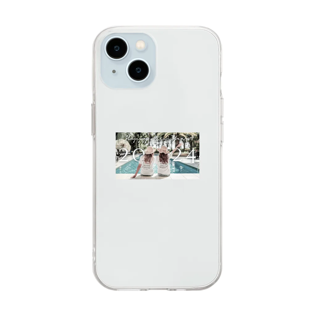 kam-kam0713の魅力的な後ろ姿の可愛い女の子たち Soft Clear Smartphone Case