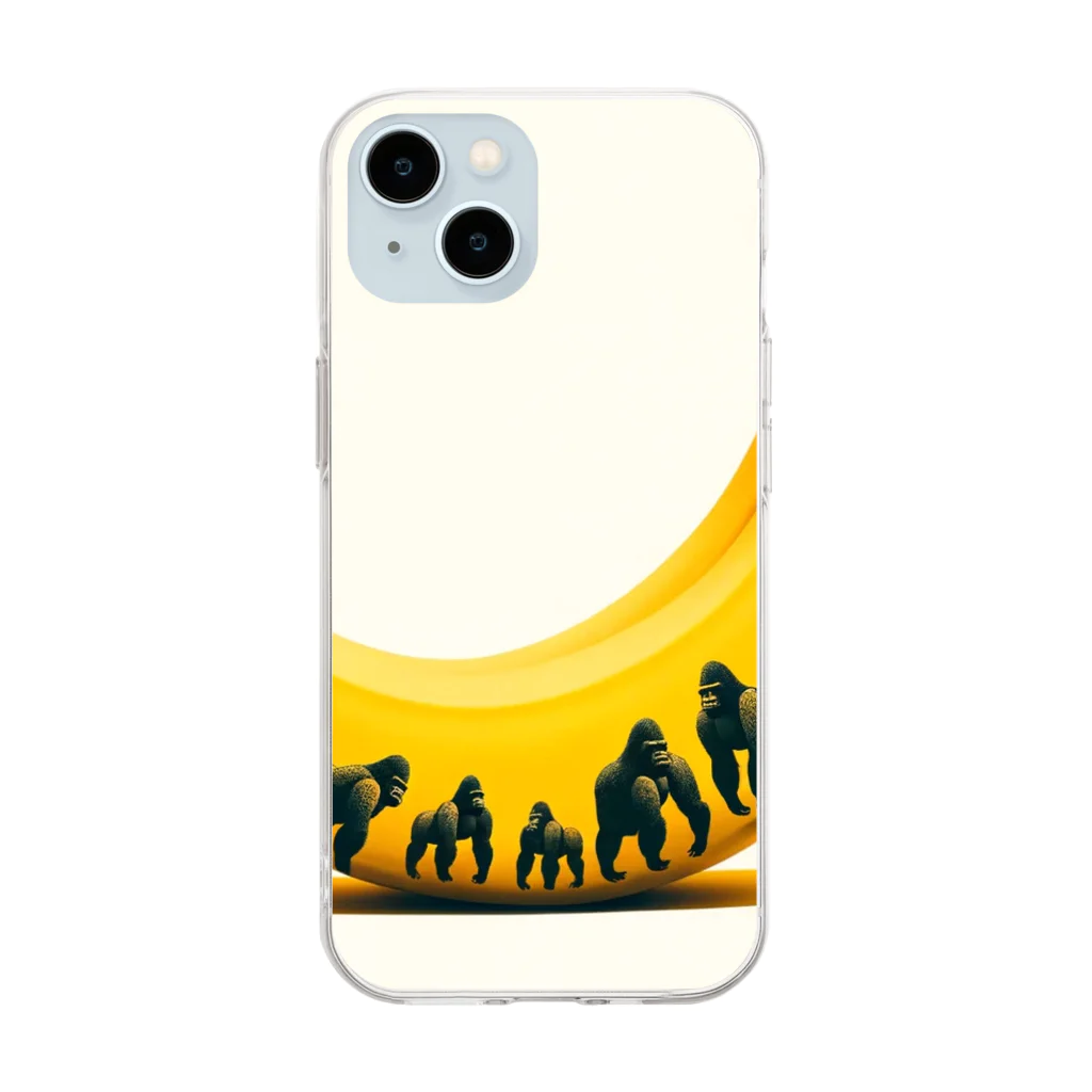 ゴリラショップのThe Mighty Gorilla Sugar Spots Soft Clear Smartphone Case