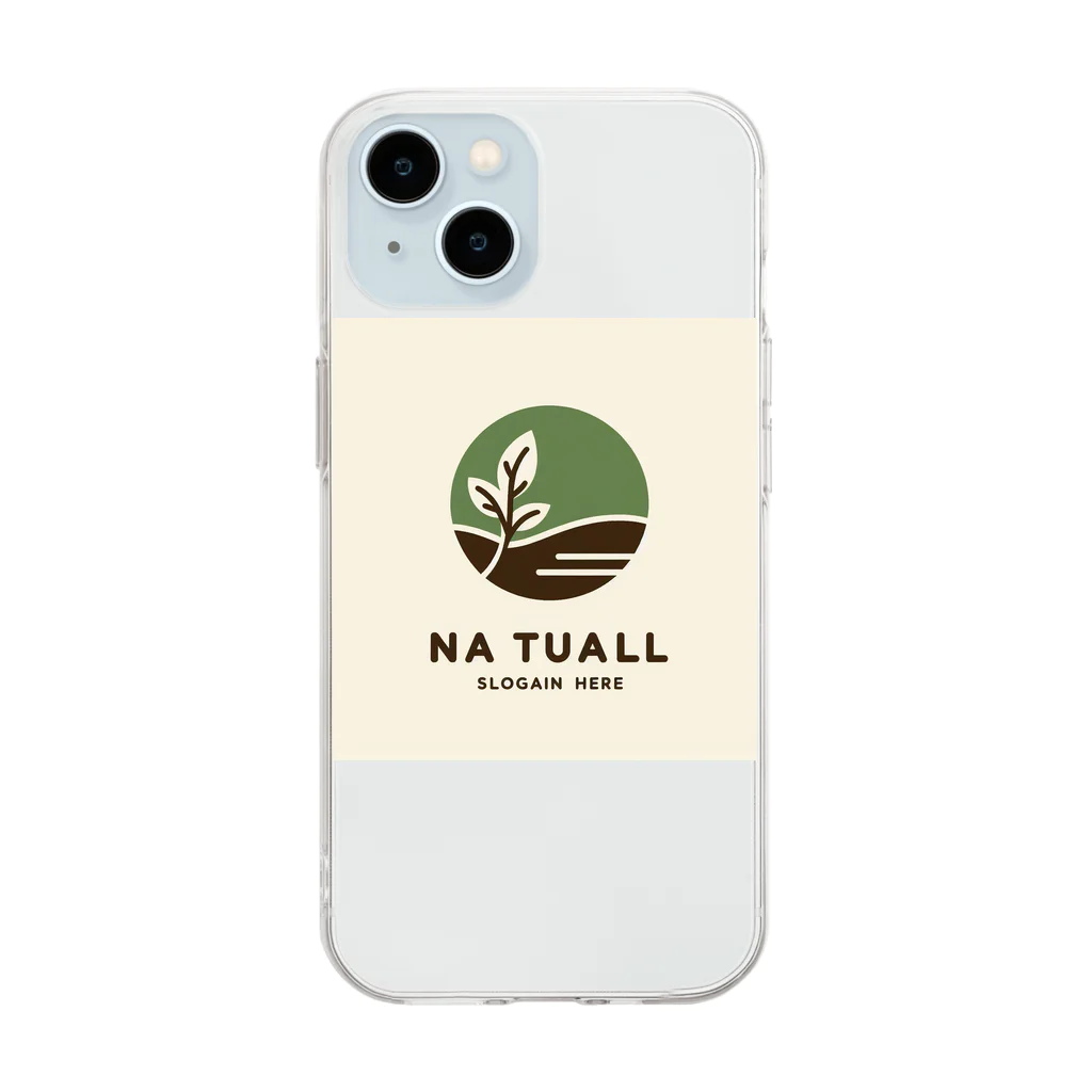 ONE POINTの【NATTURESシリーズ】NA TUALL Soft Clear Smartphone Case