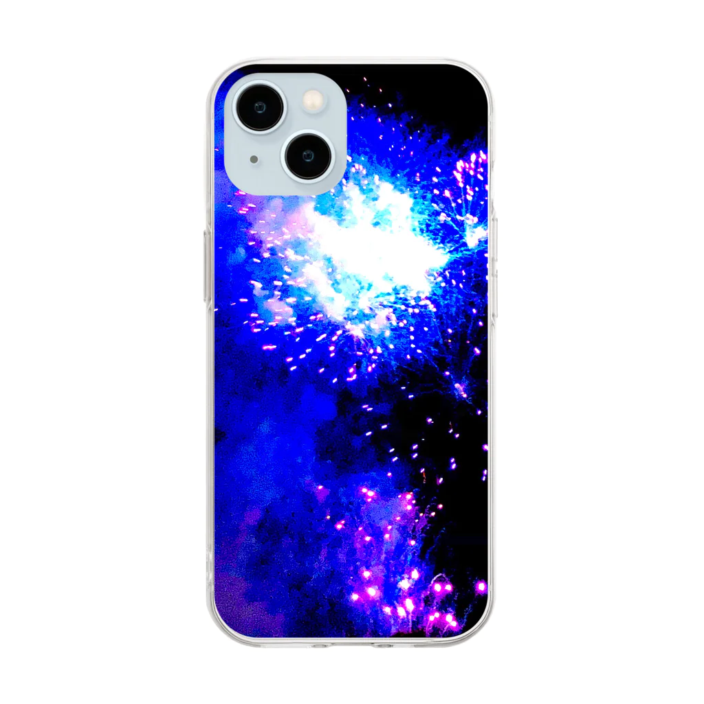 necocoのHANABI-Ⅳ Soft Clear Smartphone Case