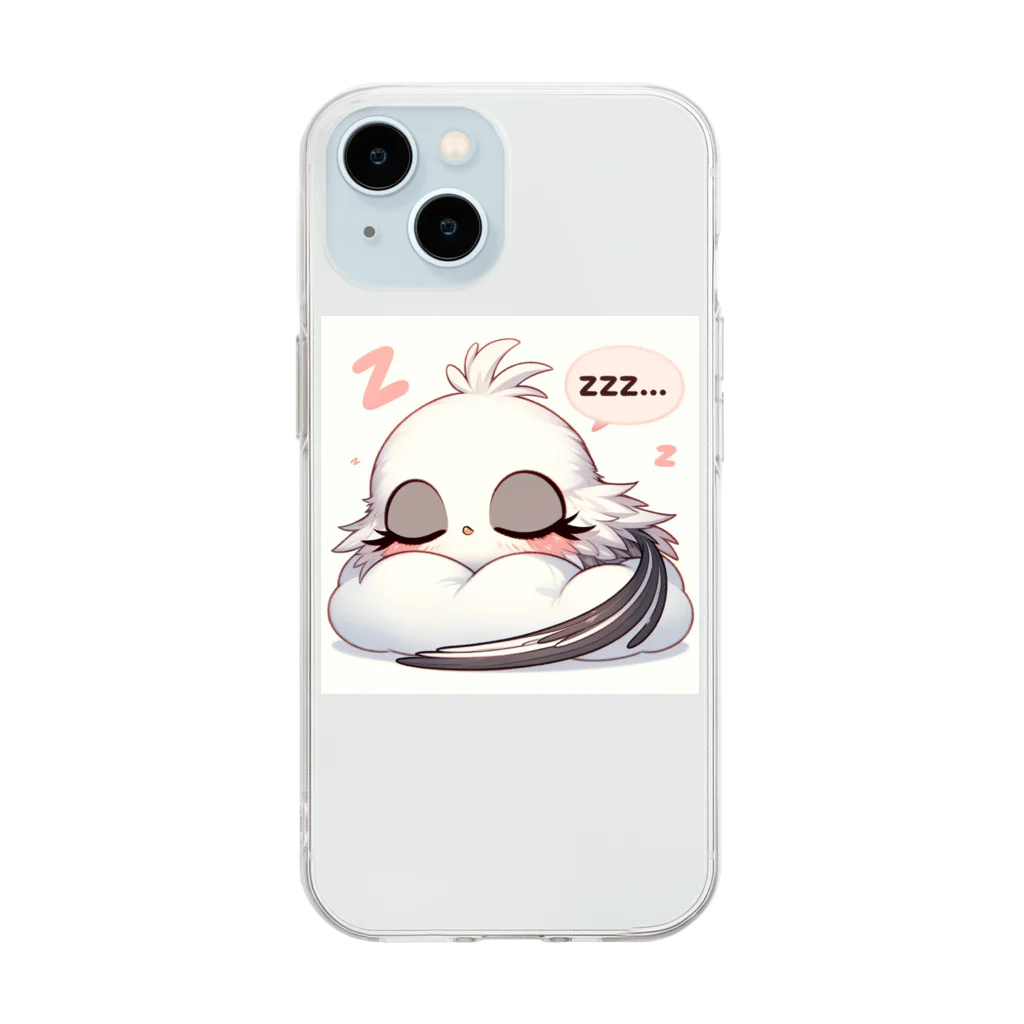 mimikkyu322のLong-tailed Tit 7 Soft Clear Smartphone Case