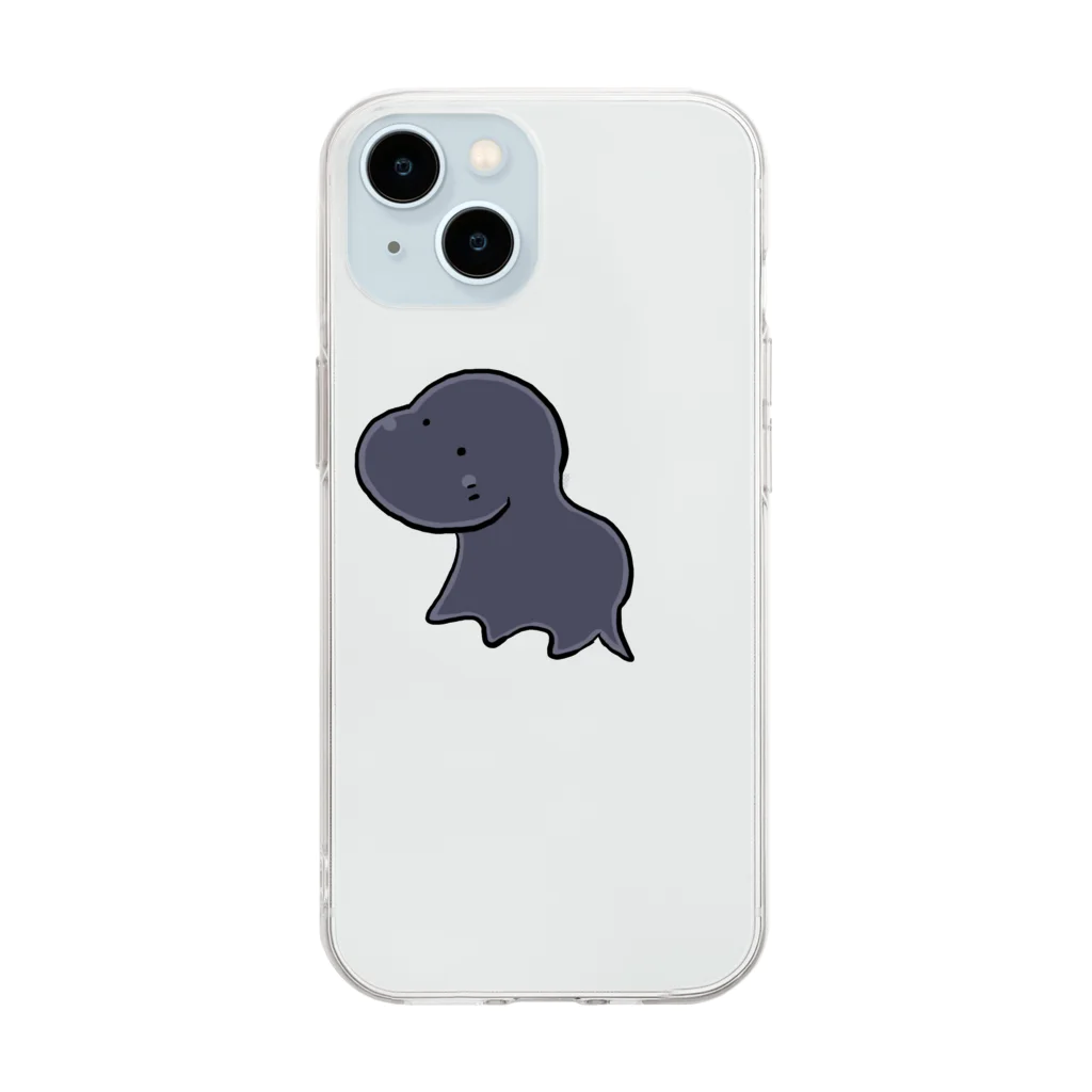 もふもふ堂のモケーレ・ムベンベ Soft Clear Smartphone Case