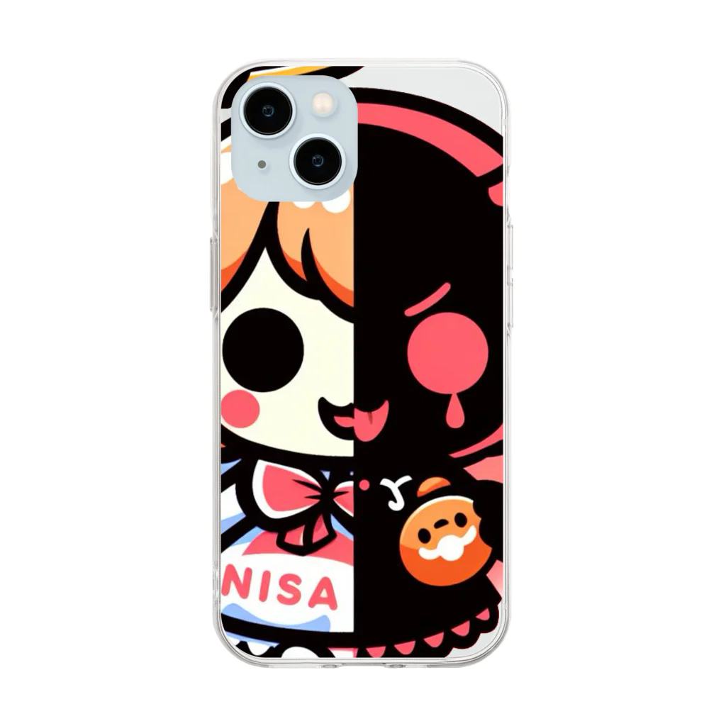 Shakkiri3のNISA（天使と悪魔） Soft Clear Smartphone Case