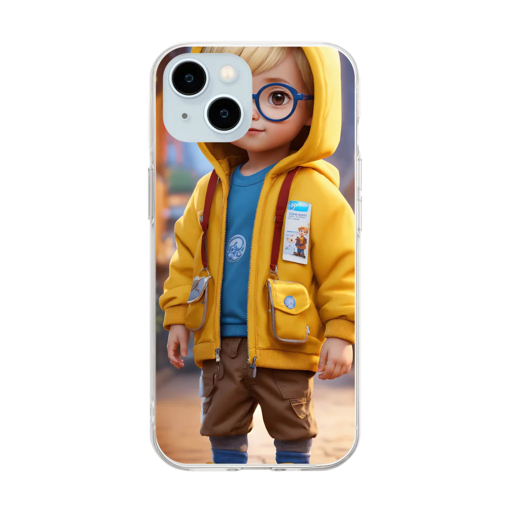 AI美女の館のlittle childrenNO.6 Soft Clear Smartphone Case