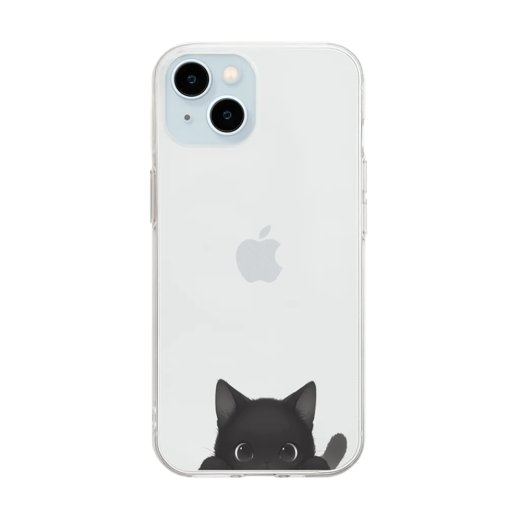 cute styleのHello Cat Soft Clear Smartphone Case