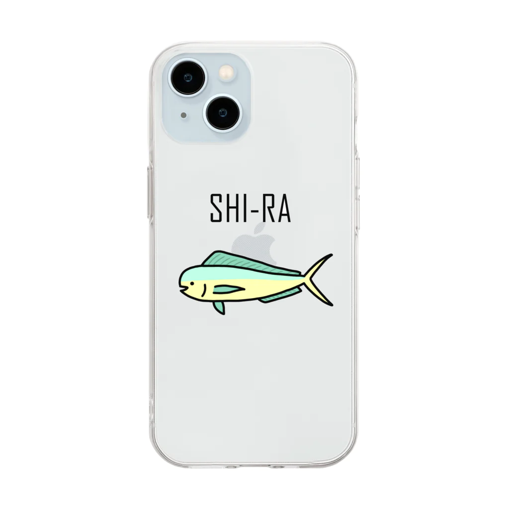 めーちゃん🐠いらすとのシイラ Soft Clear Smartphone Case