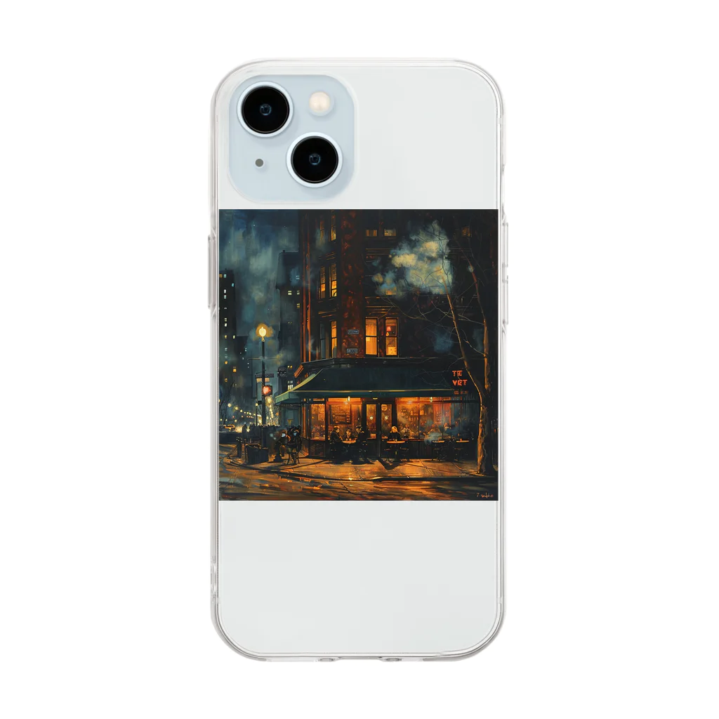 MistyStarkのセブンス・アベニュー・サウス Soft Clear Smartphone Case