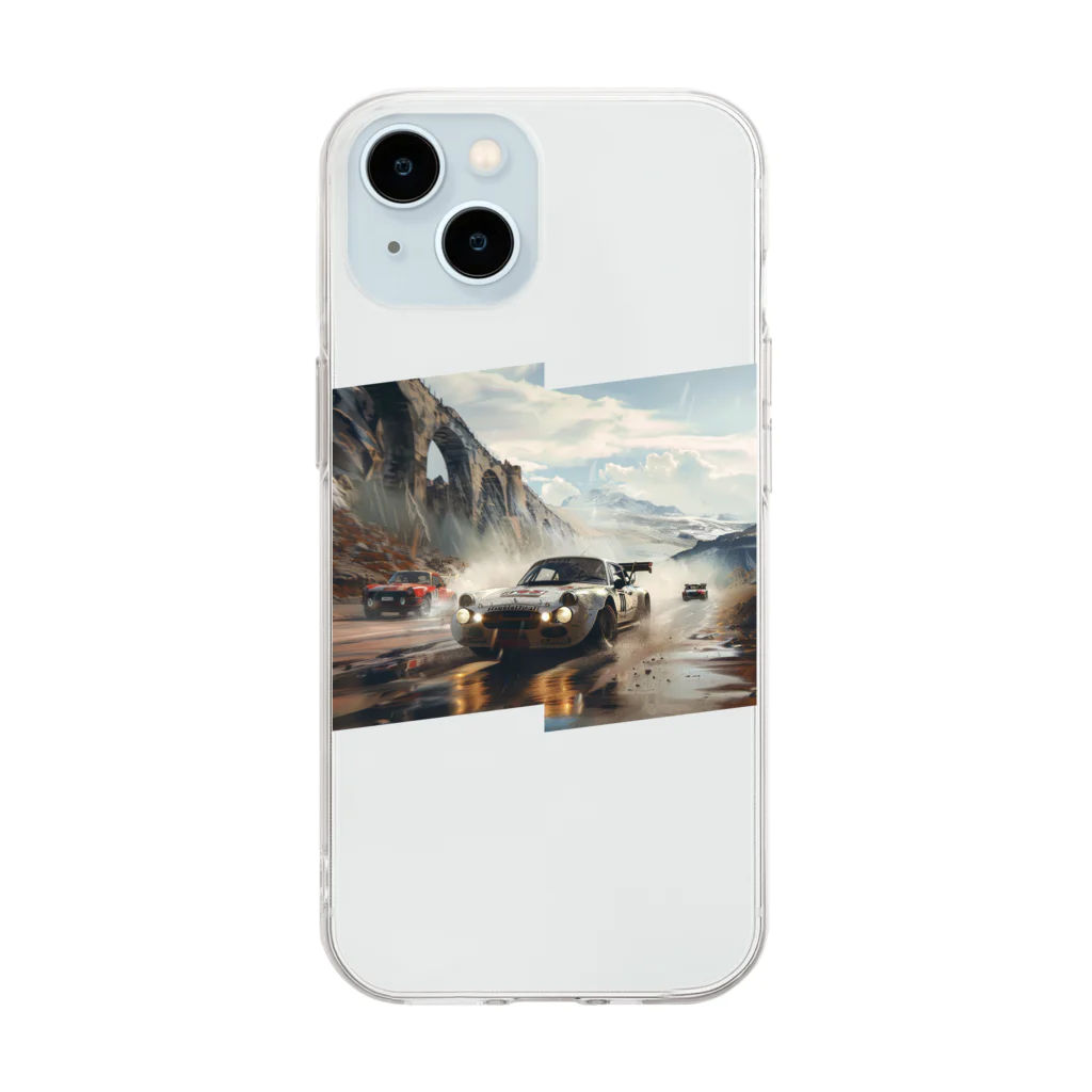 MistyStarkのラリー Soft Clear Smartphone Case