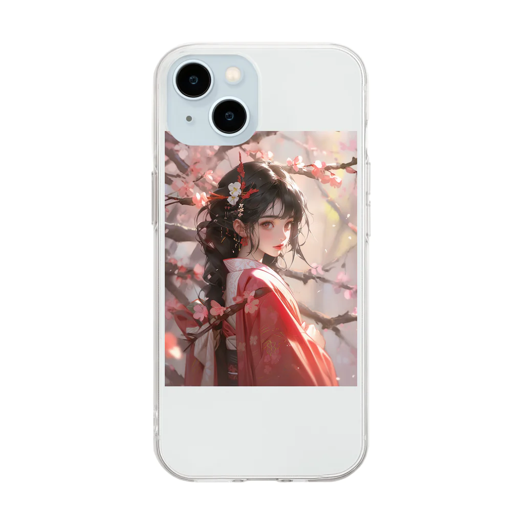 AQUAMETAVERSEのお姫様　パール　1441 Soft Clear Smartphone Case
