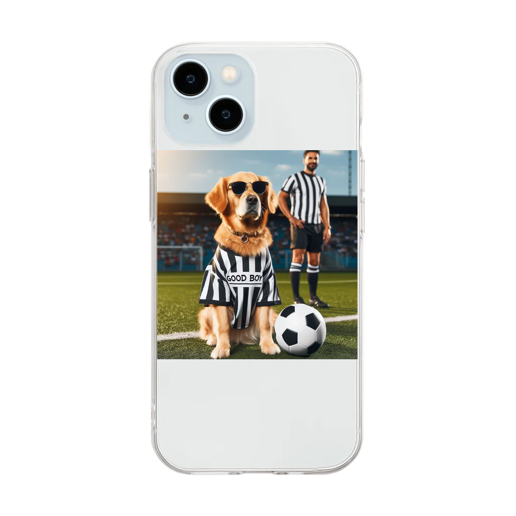 qloのレフェリーGOOD BOY Soft Clear Smartphone Case