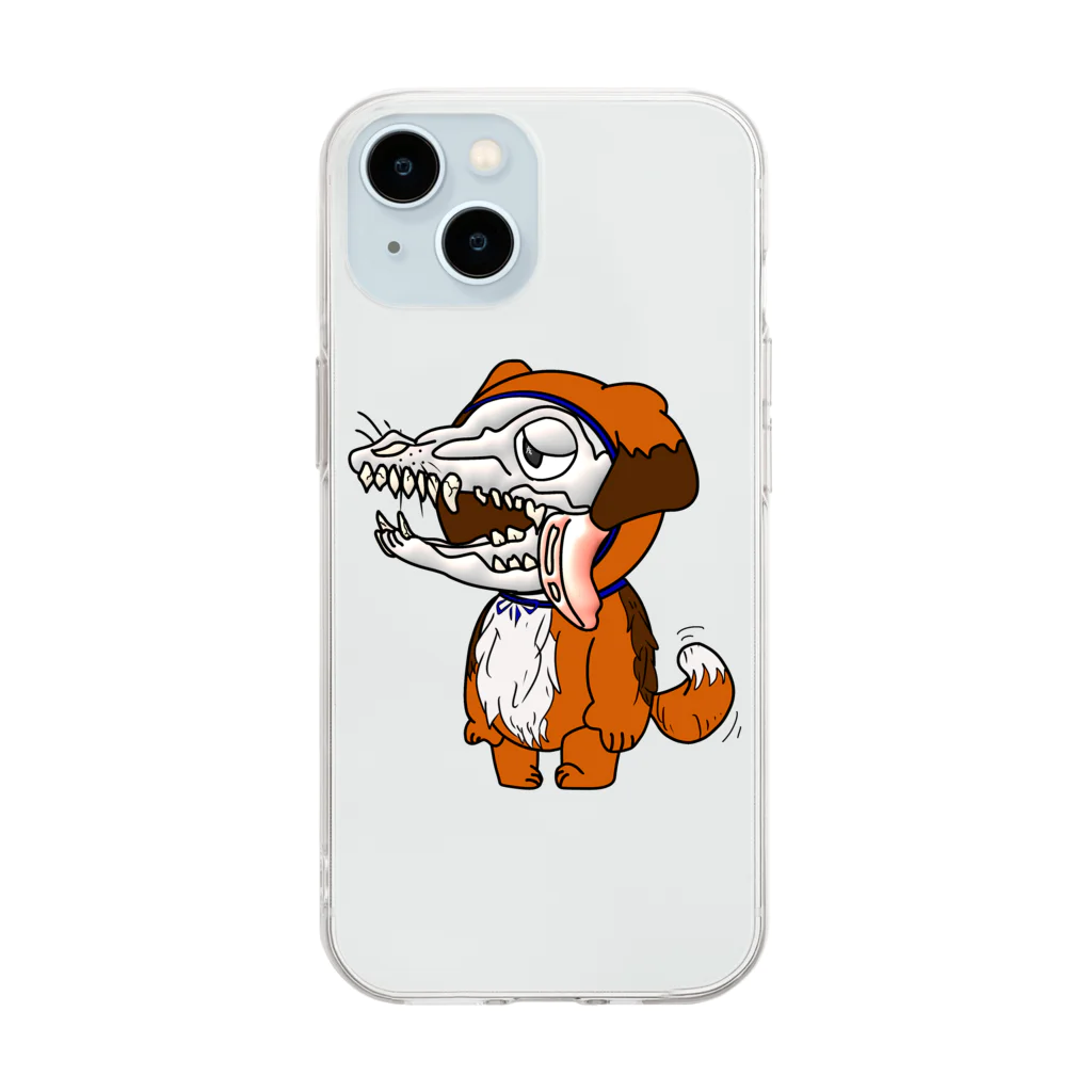 mr_Muscariの干支No.11　パリピドッグ Soft Clear Smartphone Case